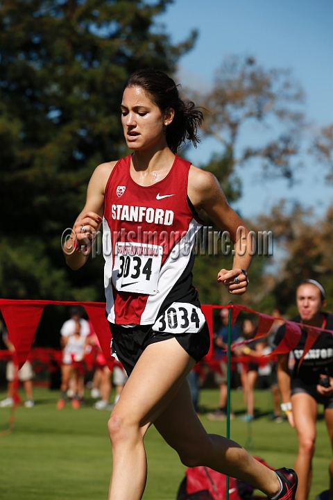 2014StanfordCollWomen-288.JPG - College race at the 2014 Stanford Cross Country Invitational, September 27, Stanford Golf Course, Stanford, California.